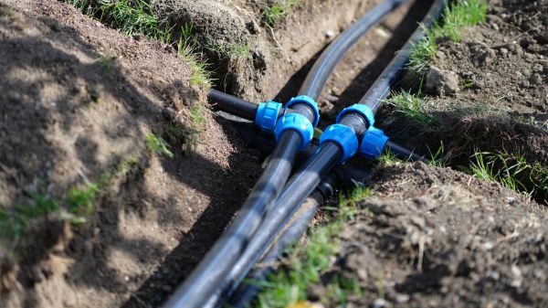 Underneath Water Line Install